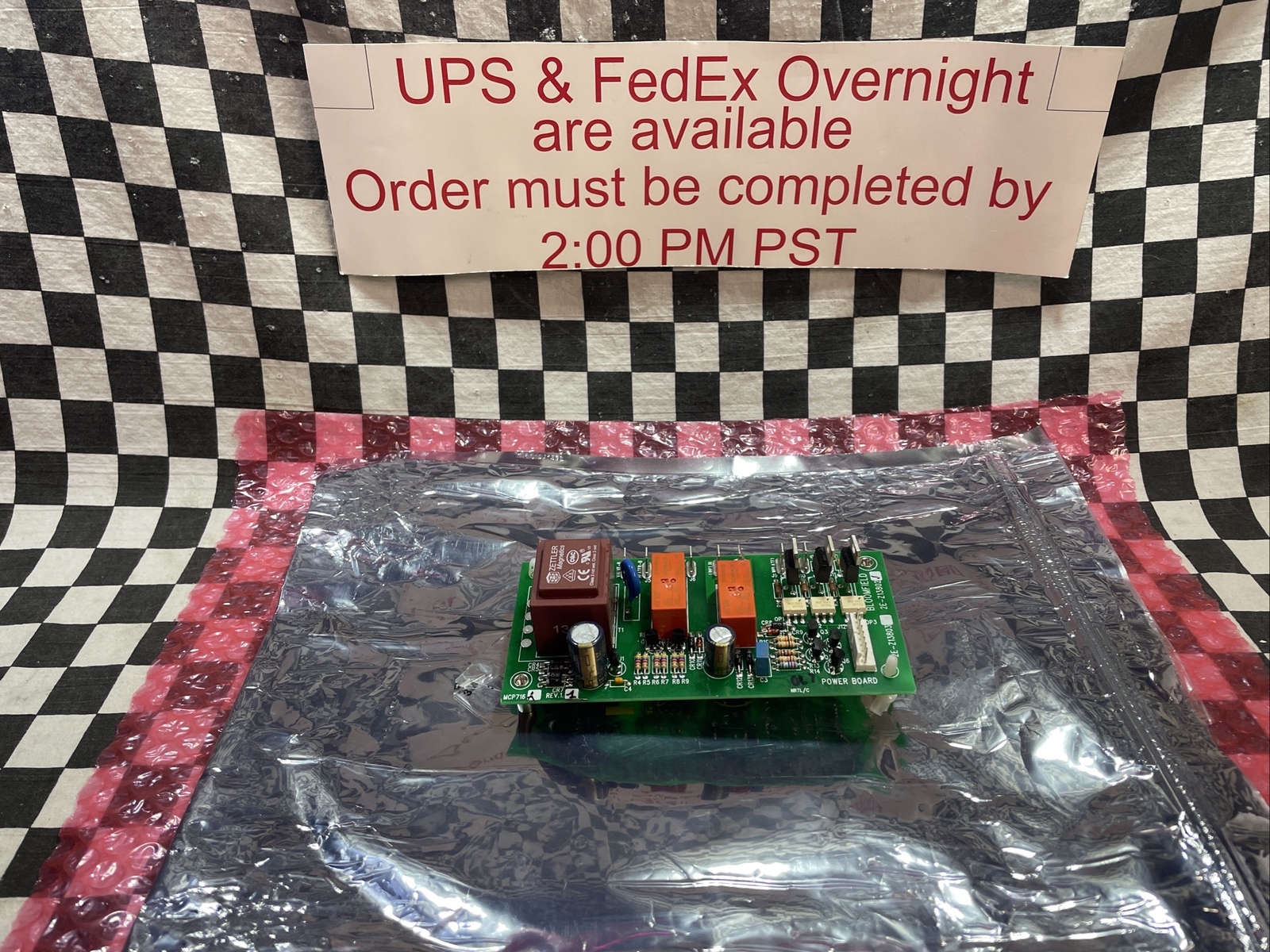 Bloomfield 2E-Z13802, 2EZ13802 POWER BOARD EBC 220/240V, SHIPSAMEDAY