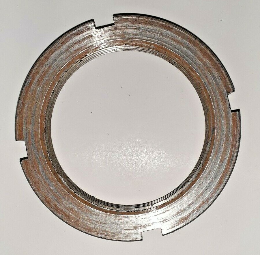 SHAFT NUT, LOT OF 3, 2-1/4″ ID, -12 THREAD, 3-3/16″ OD