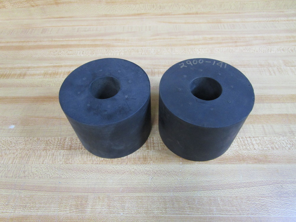 Generic 4″ x 1-3/8″ x 3″ Solid Rubber Spacer 2900-141 (Pack of 2)