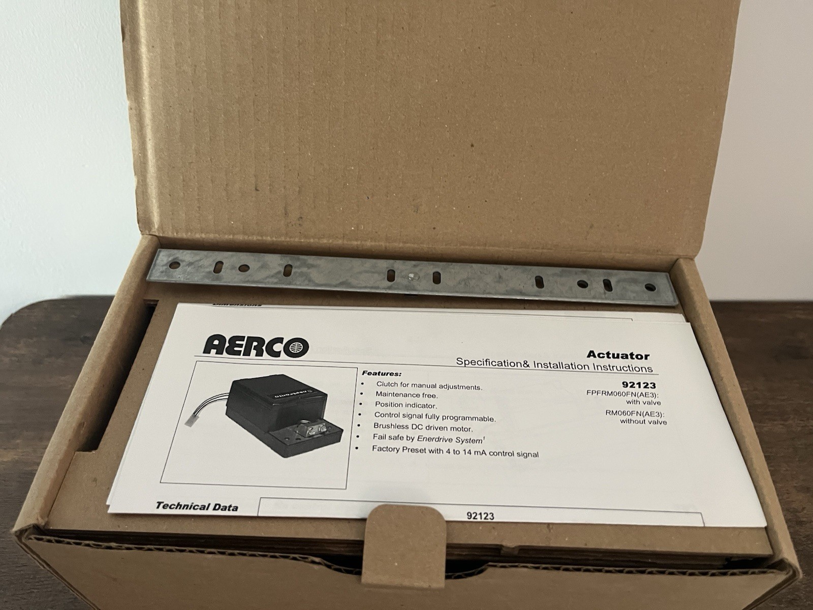 NEW AERCO 92123 NEPTRONIC ACTUATOR WATER HEATER NEXT DAY SHIPPING