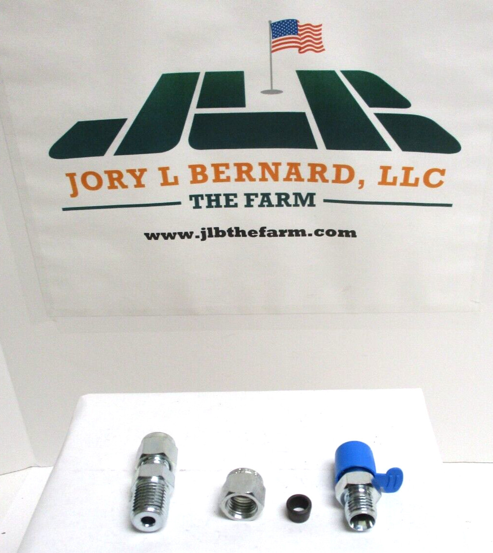 SSP , 1/4″ TUBE x 1/4″ MNPT STEEL FITTING , LOT OF 20