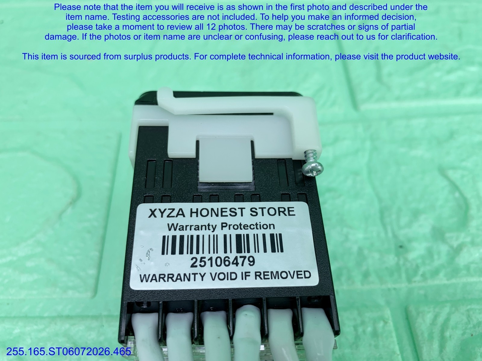 Omron E5CC-QX3A5M-001 Temp Controller as in photos, sn:6479, DHL