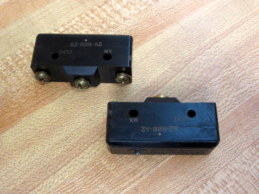 Micro Switch BZ-R88-A2 Pin Plunger Switch BZR88A2 (Pack of 2)