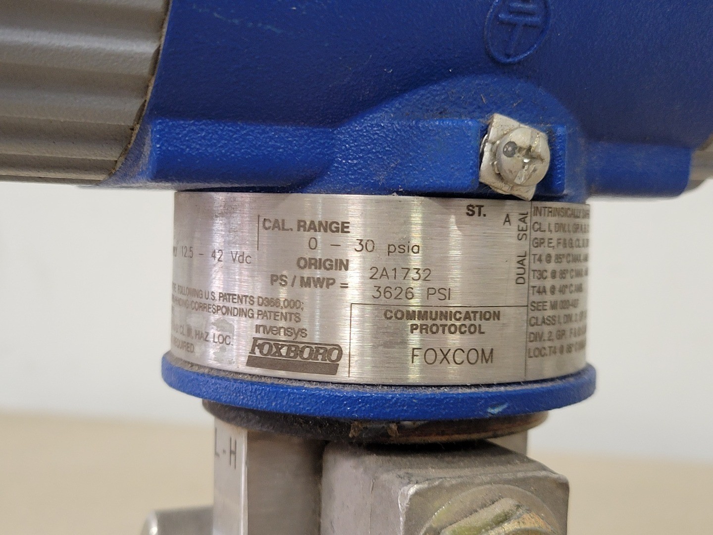 Foxboro IAP20-D22C01C-L1V 12.5-42VDC Gage Pressure Transmitter – Electrical