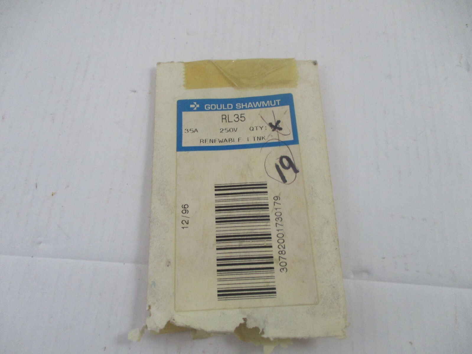 GOULD SHAWMUT FUSE LINK RL35 35 AMPS/250 VOLTS *QTY 19* NEW/OLD SURPLUS