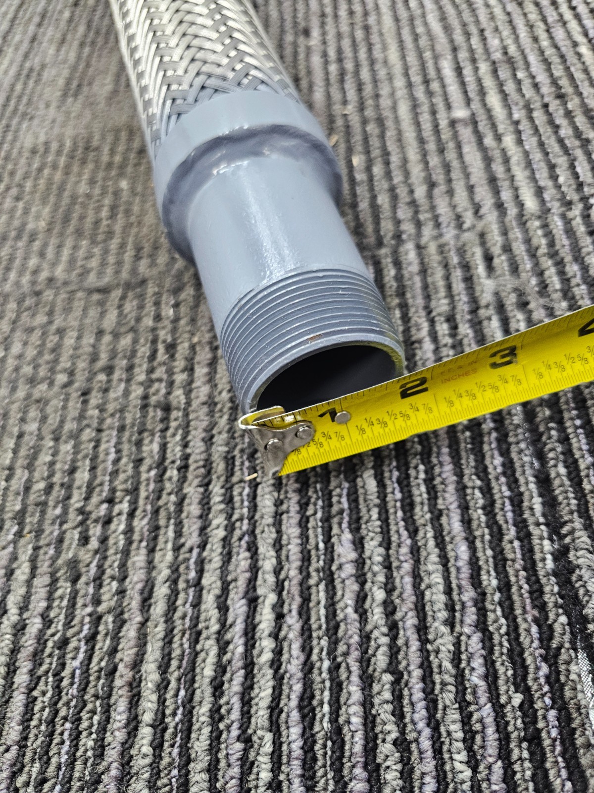 TCH Stainless Braided Hose 1-1/2 LPG/NH3, 1750 Burst PSI