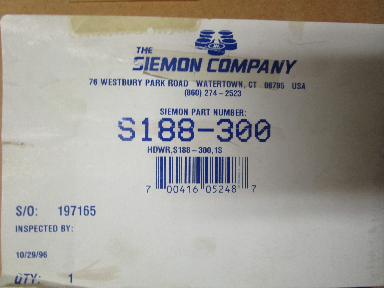 SIEMON COMPANY S188-300 S110M Modular Tower System