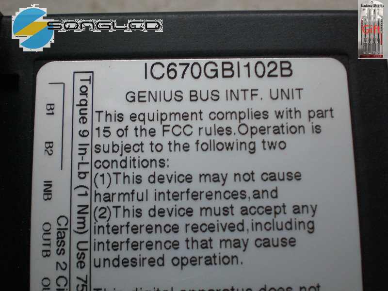 1PCS NEW GE PLC IC670GBI102 IC670GBI102B via DHL or FedEx