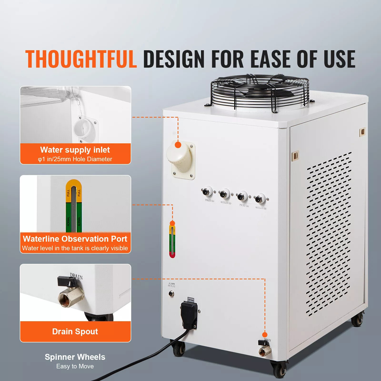 6L CW-5200 Industrial Water Chiller for CO2 Laser Engraving Cutting Machine