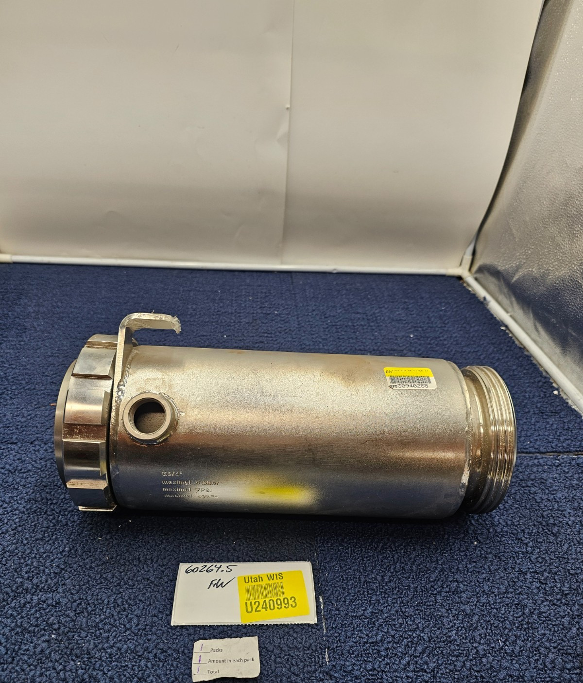 Heavy Duty Replacement Combustion Chamber G3/4″ 0.5Bar 7PSI 50kPa 13″ Length