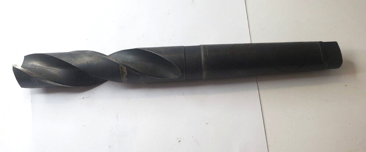 UNBRANDED USA 1-1/4″ HS TAPERED SHANK DRILL BIT 2 FLUTE 11-1/8″ OAL 5-1/2″ LOC