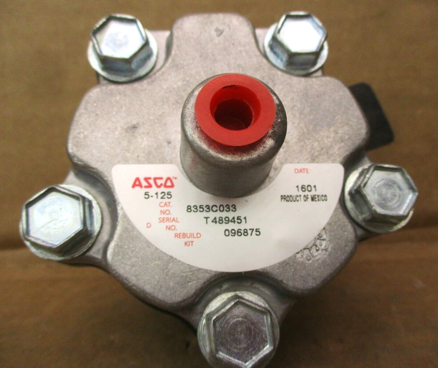 ASCO 8353C033 VALVE SOL 2-WAY 3/4IN 5-125 PSI 49722HI