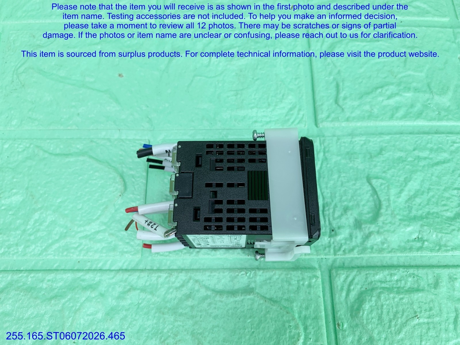 Omron E5CC-QX3A5M-001 Temp Controller as in photos, sn:6479, DHL
