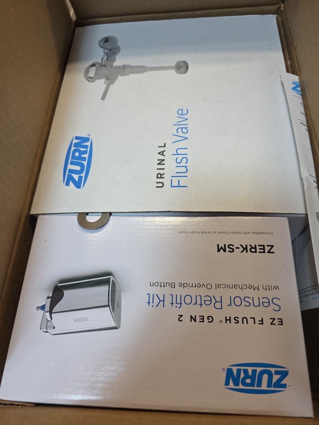Zurn ZER6003AV-ULF-SM AquaSense 0.125 GPF Sensor Flush Valve