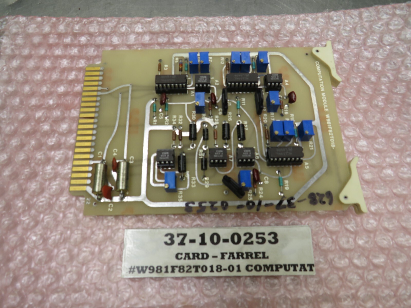 Ferral W981F82T018-01 Computation Module