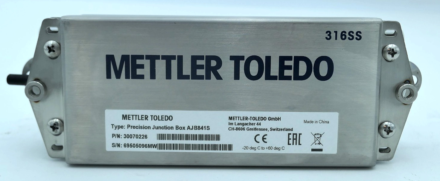USED METTLER TOLEDO AJB841S Precision Junction Box 316SS