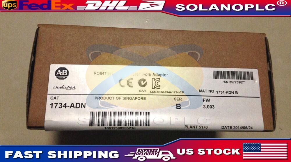 1PC NEW Allen-Bradley 1734-ADN POINT I/O DeviceNet Network Adaptor