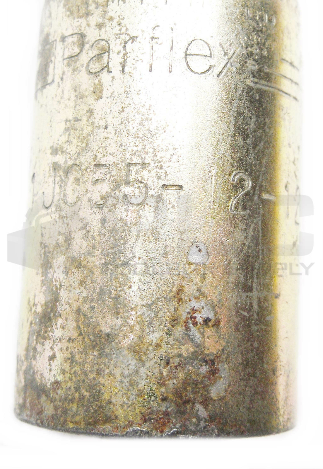 NEW PARKER 1JC55-12-12 HYDRAULIC HOSE FITTING 1 1/8″ ID THREAD x 3/4″ HOSE