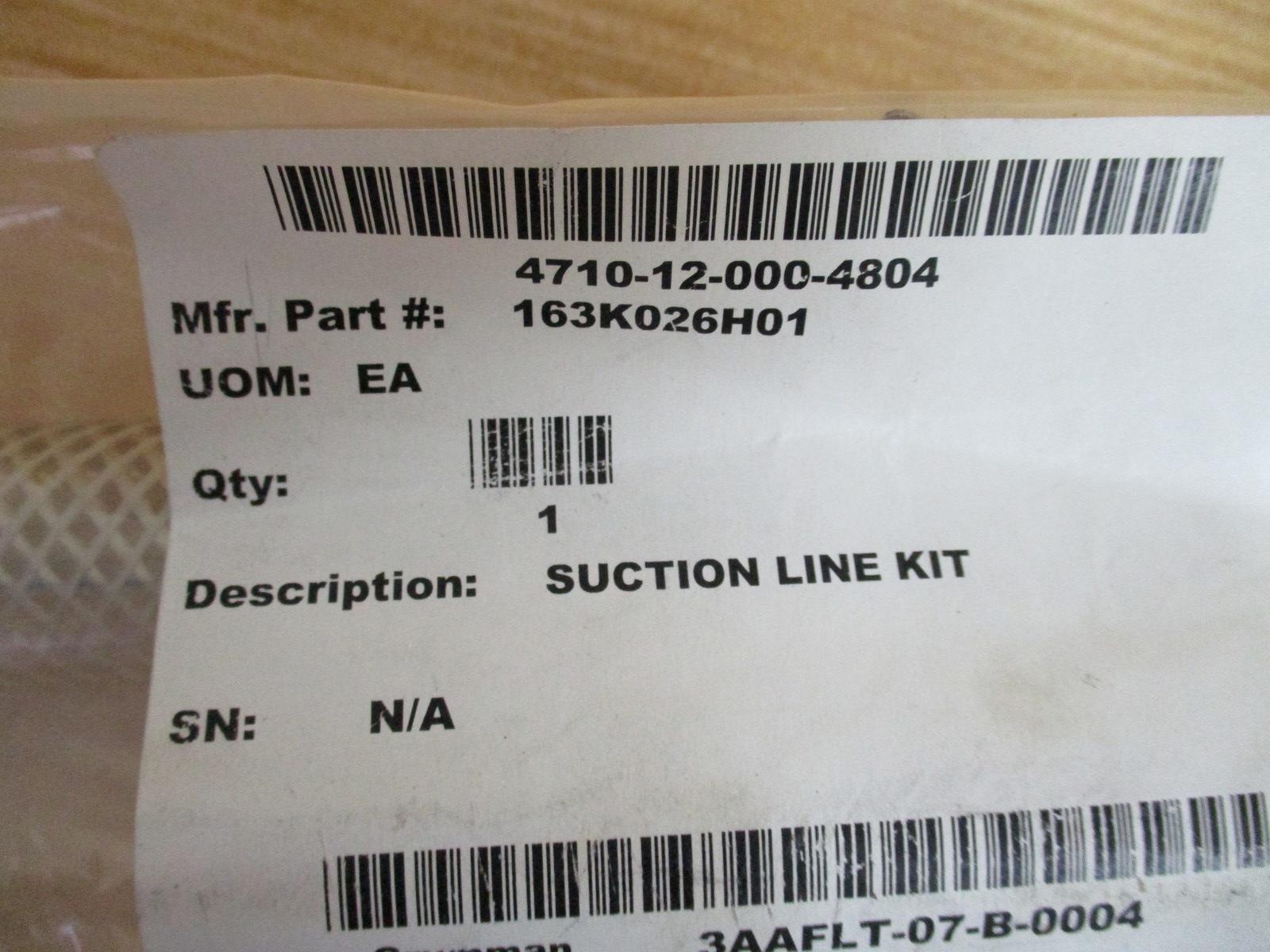 Northrop Grumman 163K026H01 Suction Line Kit
