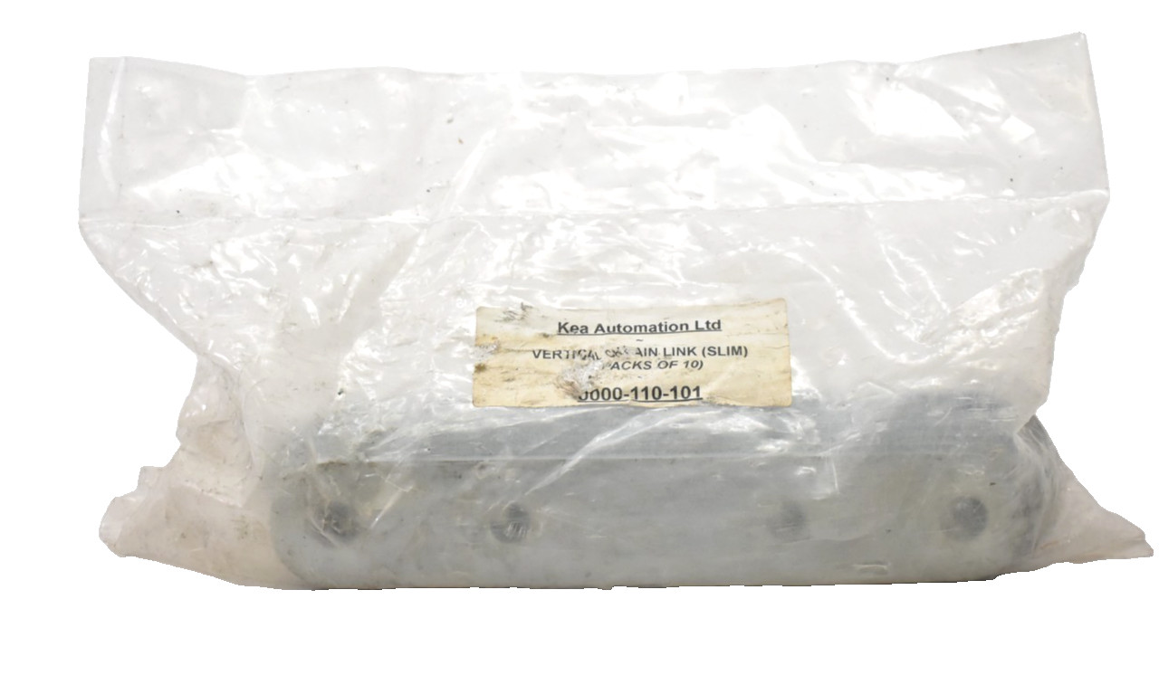 Lot of 10 Kea Automation Vertical Chain Links Slim Sze 0000-110-101 Set