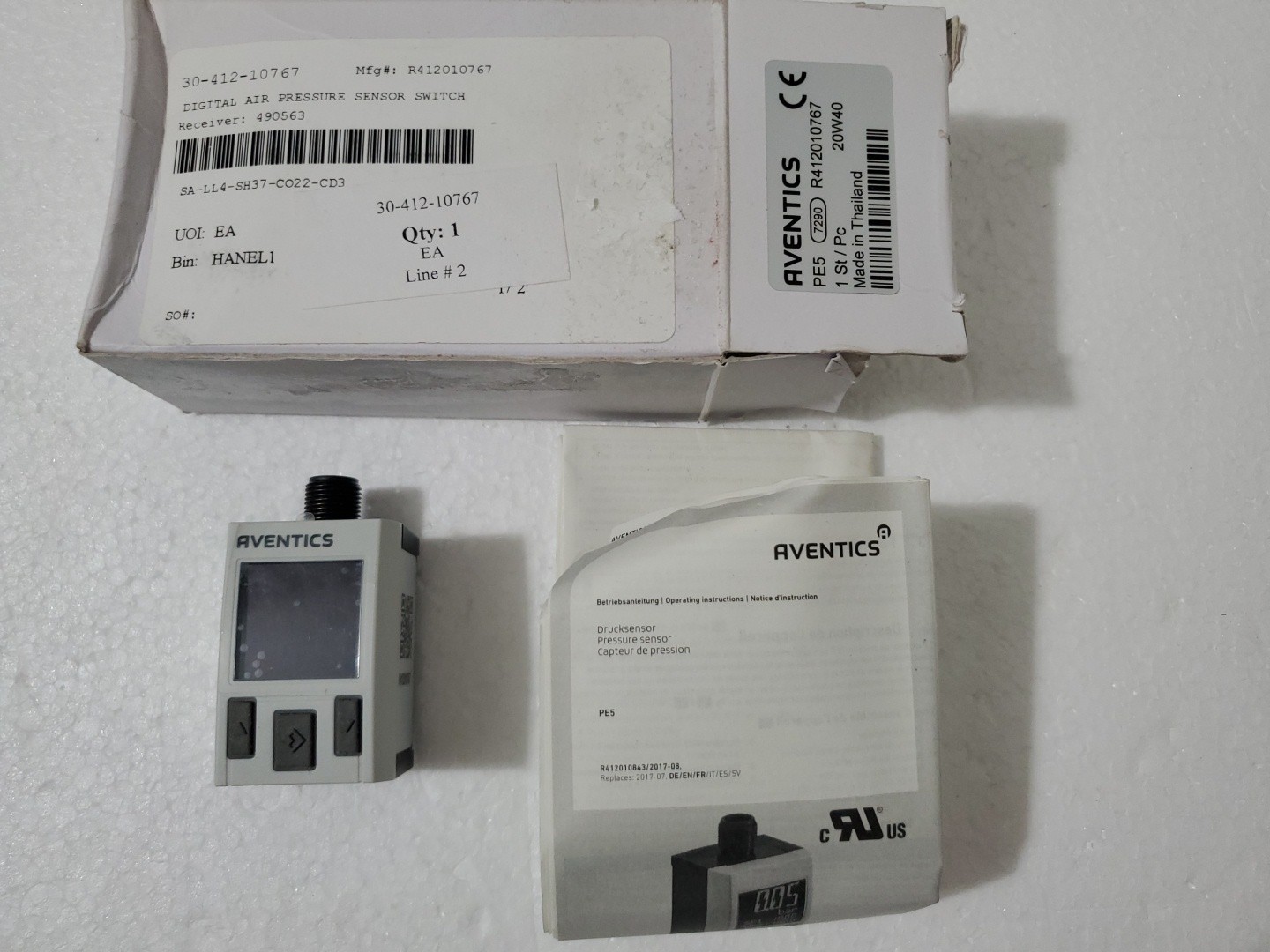 AVENTICS R412010767 PRESSURE SENSOR New in Box – USA SELLER