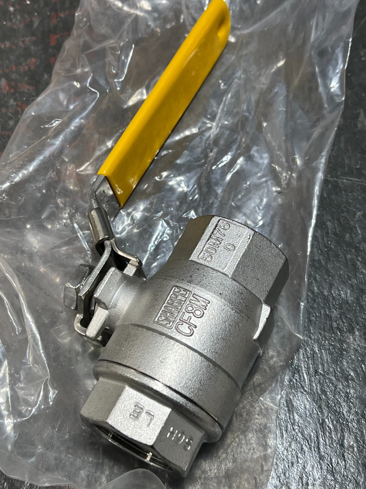 sharpe 1″ ss valve 1000cwp cf8m 50m76 201s6hle nos no box