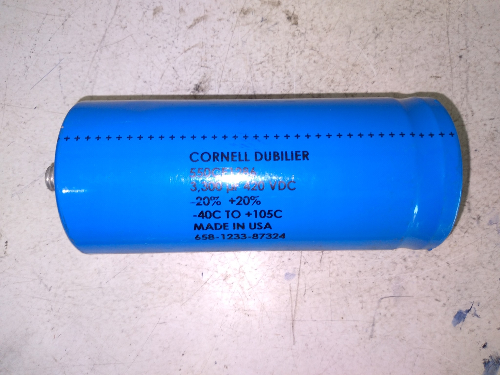 CORNELL DUBILIER 550CF1286 420 VDC 3300UF