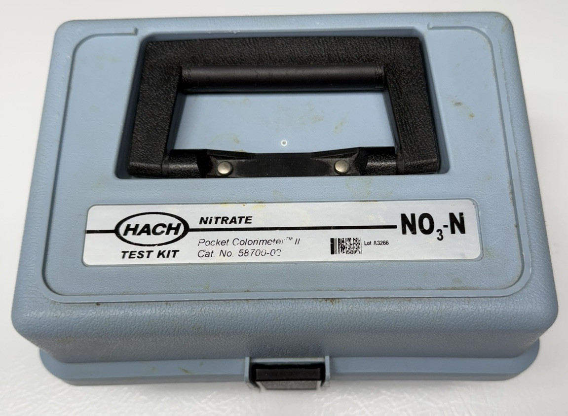 HACH 58700-02 POCKET COLORIMETER II NITRATE TEST KIT COMPLETE