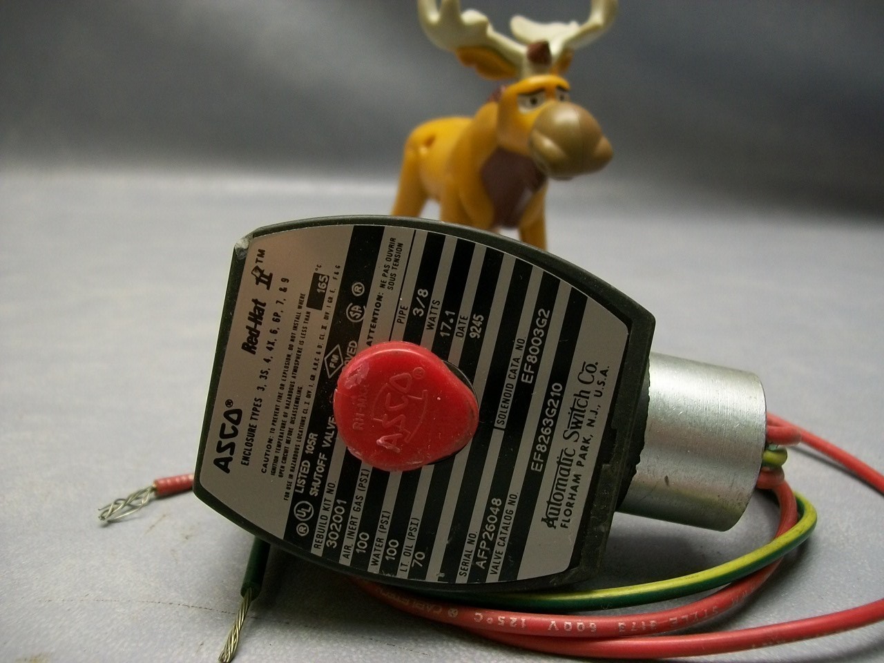 ASCO EF8263G210 Solenoid Valve NC 120V 3/8″ NPT