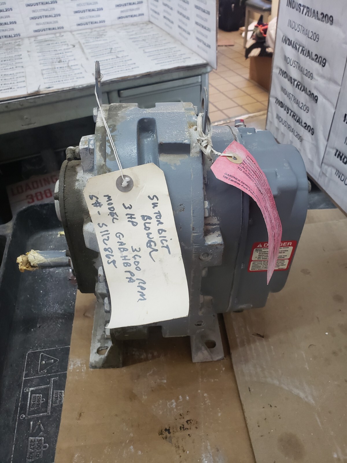 IGD SUTORBILT GABHBPA BLOWER 3HP