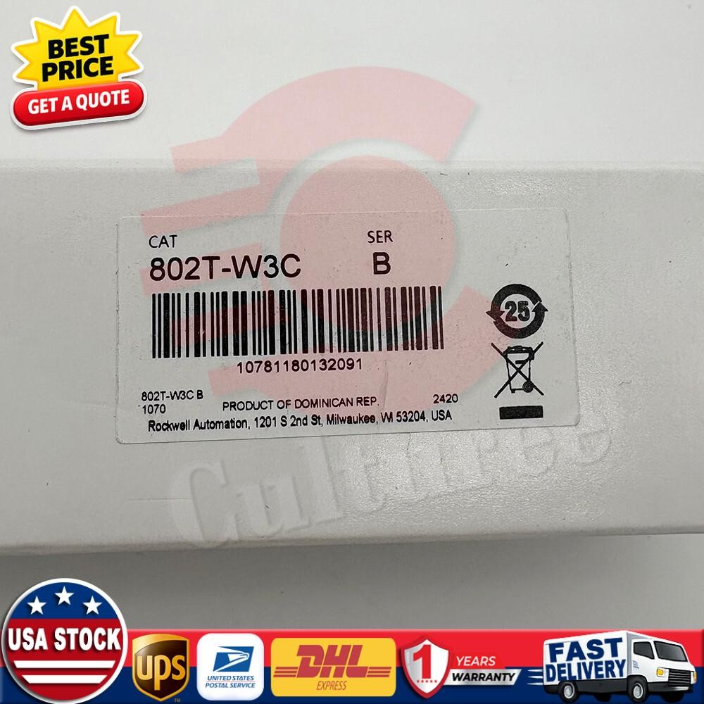 802T-W3C New Allen-Bradley Rod Lever 802T Limit Switch Levers in Stock 802TW3C