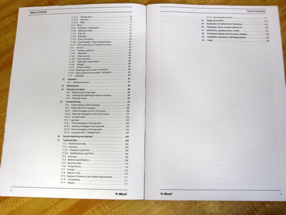 ProMinent 982271 Solenoid Metering Pump Operating Instructions