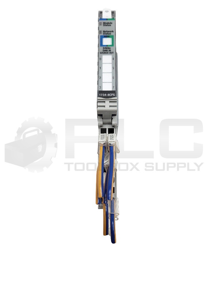 ALLEN BRADLEY 1734-8CFG /C I/O MODULE W/ 1734-RTBS /A W/ 1734-MB /A