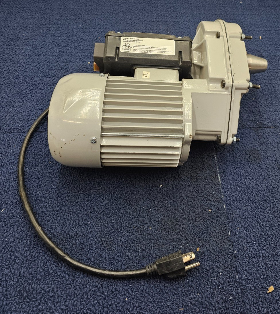 XH-PCM130-V: 4.6 cu. ft. Portable Mixer Motor Only 115Vac 60Hz 4.3A