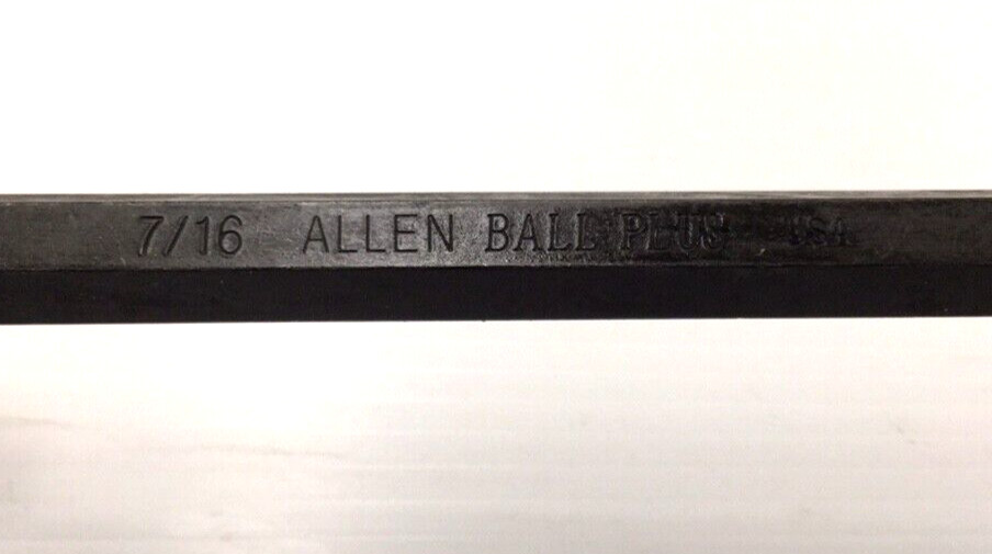 Allen 59326 Ball Plus 7/16″ Allen Wrench Ball End Hex Key L-Handle Black Oxide