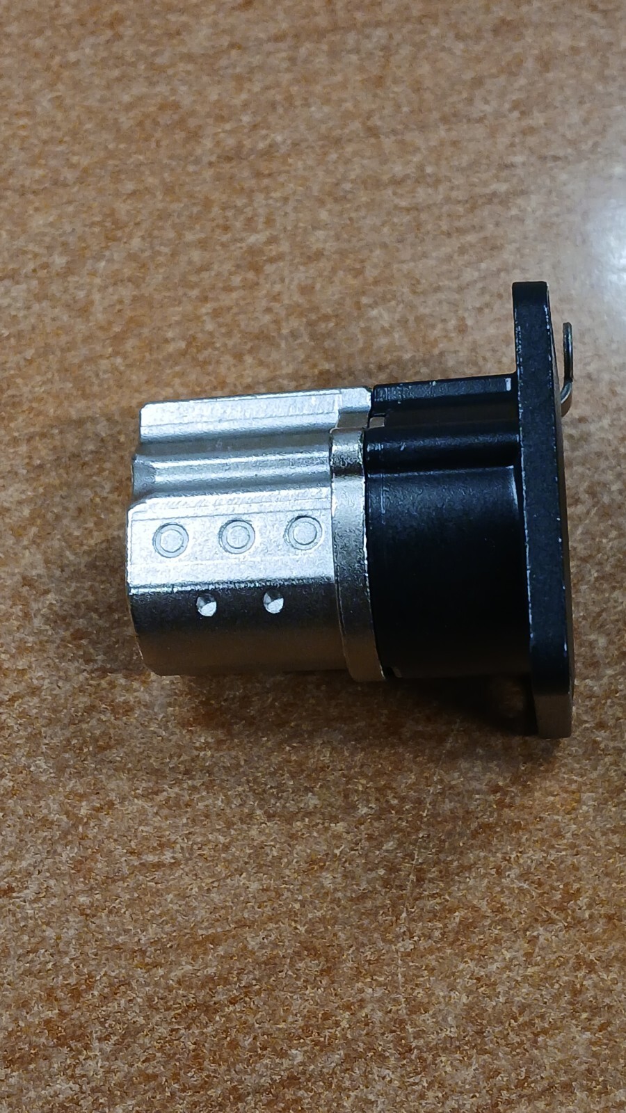 NEUTRIK NE8FDX-P6-B Black CAT 6A RJ45 Connector Straight Chassis Mount feed-thru
