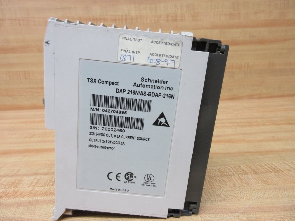 Schneider DAP 216N/AS-BDAP-216N TSX Compact Output Module AS-BDAP-216N