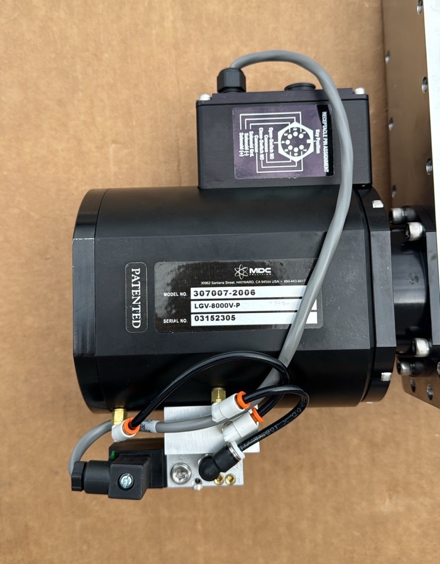 MDC LGV-8000V-P 8” Pneumatic High Vacuum Gate Valve 307007-2006 New w/Docs