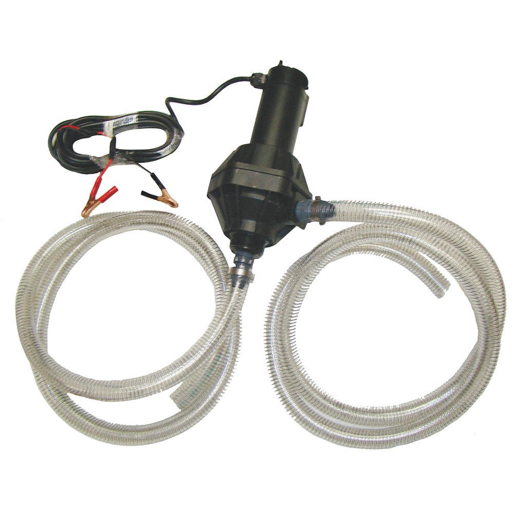 GRAINGER APPROVED 12V-Trans Battery Drum Pump,12VDC,12 gpm,1/4 HP 49XY66