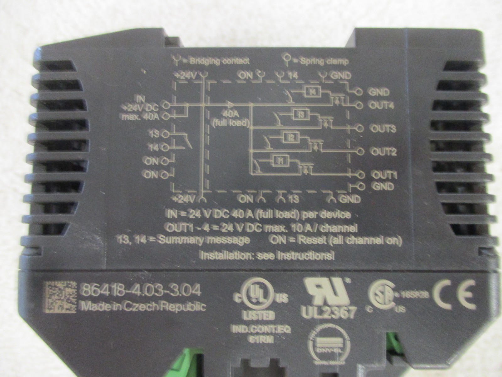 MURR Elektronik Electronic Protection Unit 9000-41034-0401000