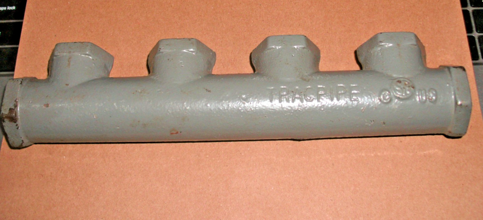 TRACPIPE 4-PORT MANIFOLD 1/2″ INLET/OUTLET – 2 AVAILABLE