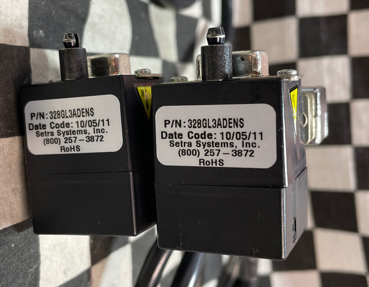 Setra Pressure Sensor Transducer, 328GL3ADENS, M328 MICRO DISPLAY, Lot of 2