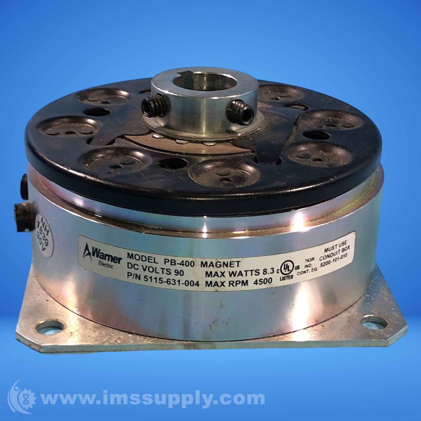 Warner Electric PB-400 5115-631-004 Magnetic Clutch USIP