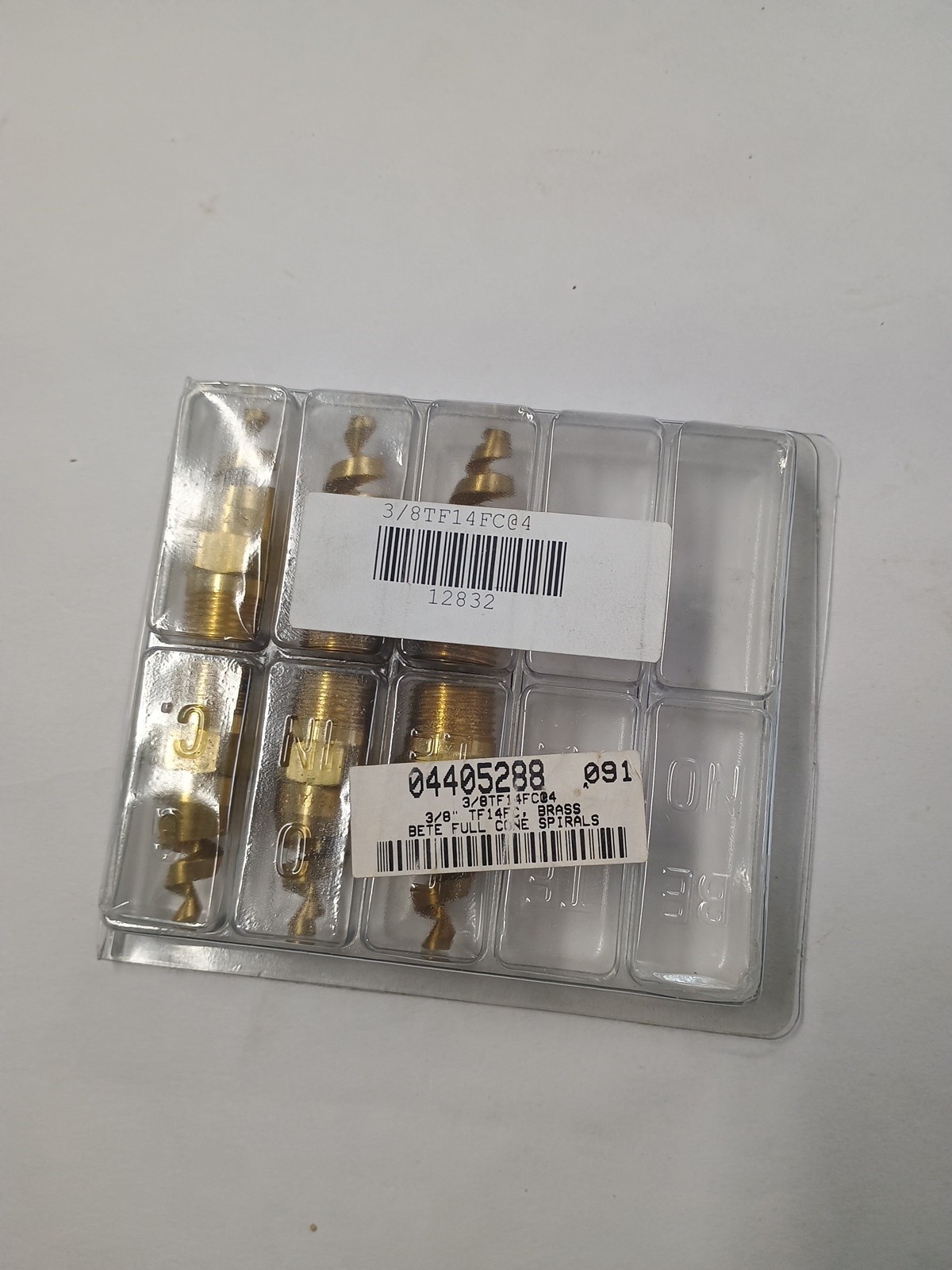 Bete Full Cone Spray Nozzle 3/8″ TF14FC Brass spirals Pk of 6 pcs