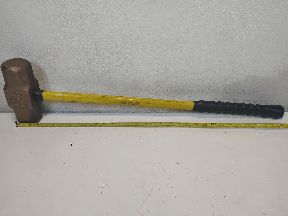 Ampco H-73 Aluminum Bronze, Fiberglass Handle Non-Sparking Sledge Hammer