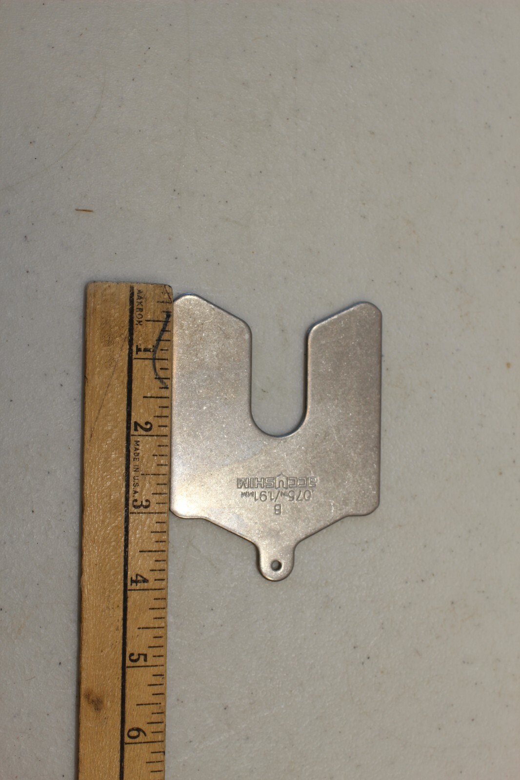 Accushim Size B .075 slotted shims pack of 10