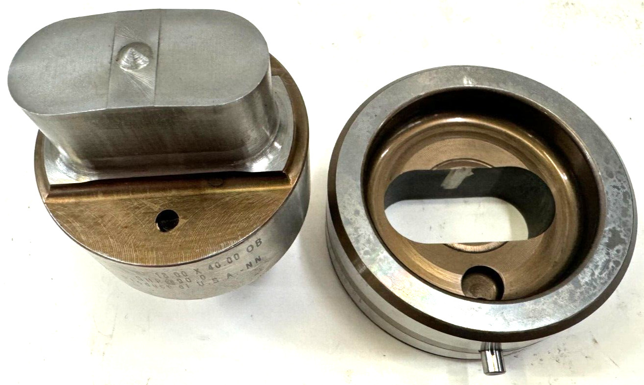 WILSON TOOL PUNCH & DIE SET STN 28XX OBLONG 40.00 X 18.00 2 3/4″ OD