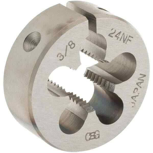 OSG 2703600 Round Die: 3/8-24, 3/8″ OD, HSS Adjustable, Right Hand Thread