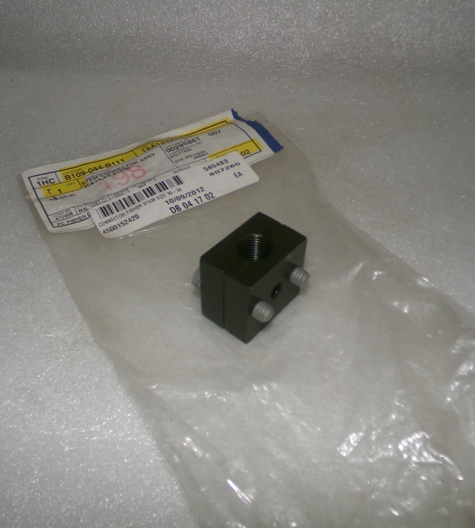 Fisher 18A1243X012 Stem Connector Assy 3/8″ Stem Sizes 30 & 34 NEW