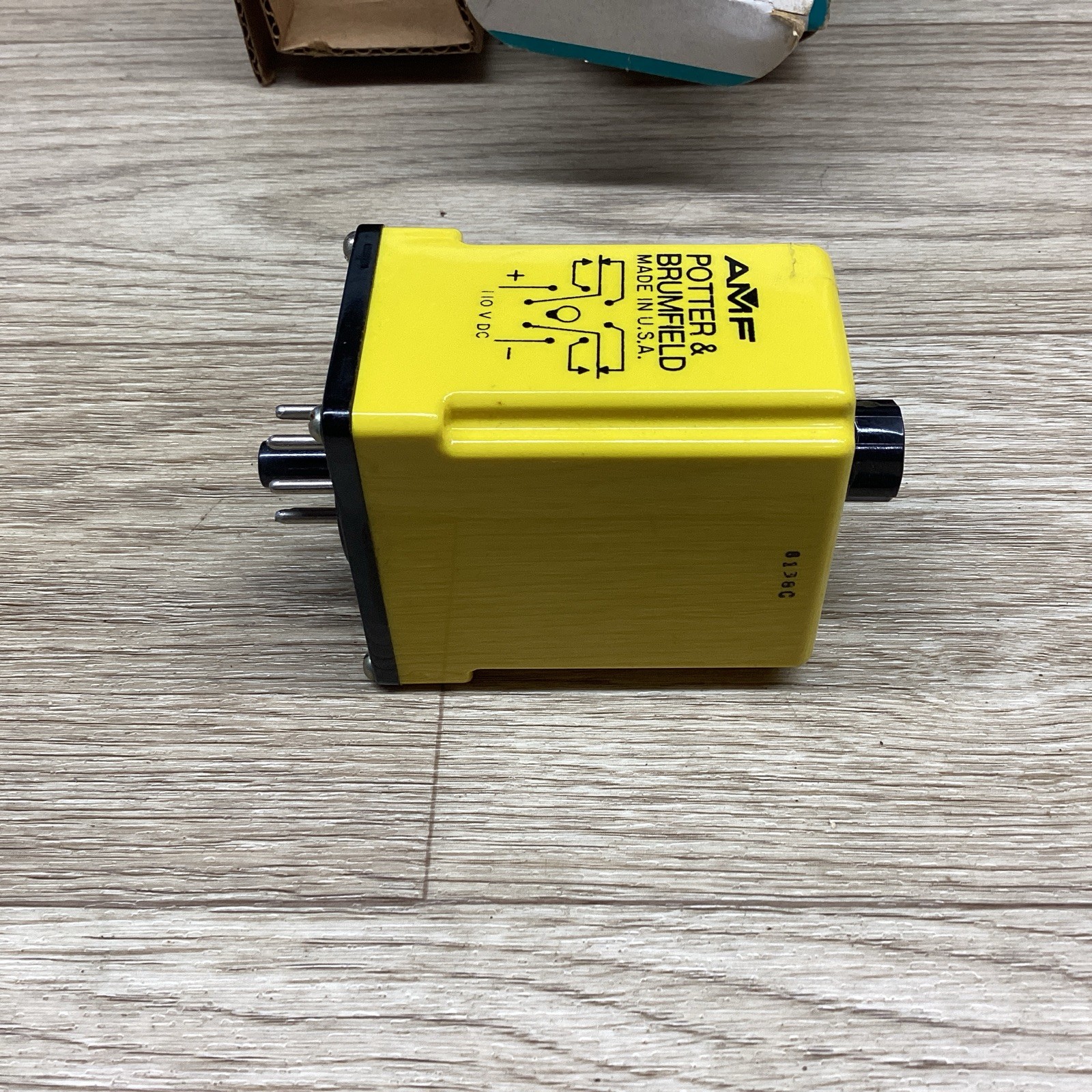 AMF POTTER & BRUFIELD TIME DELAY RELAY CDD-38-60007 120 SEC #817PT143*CO